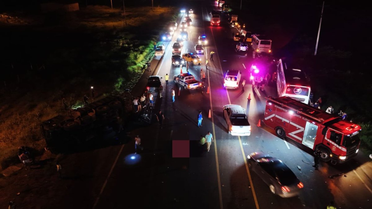 Accidente. El hecho fue comunicado en redes sociales.