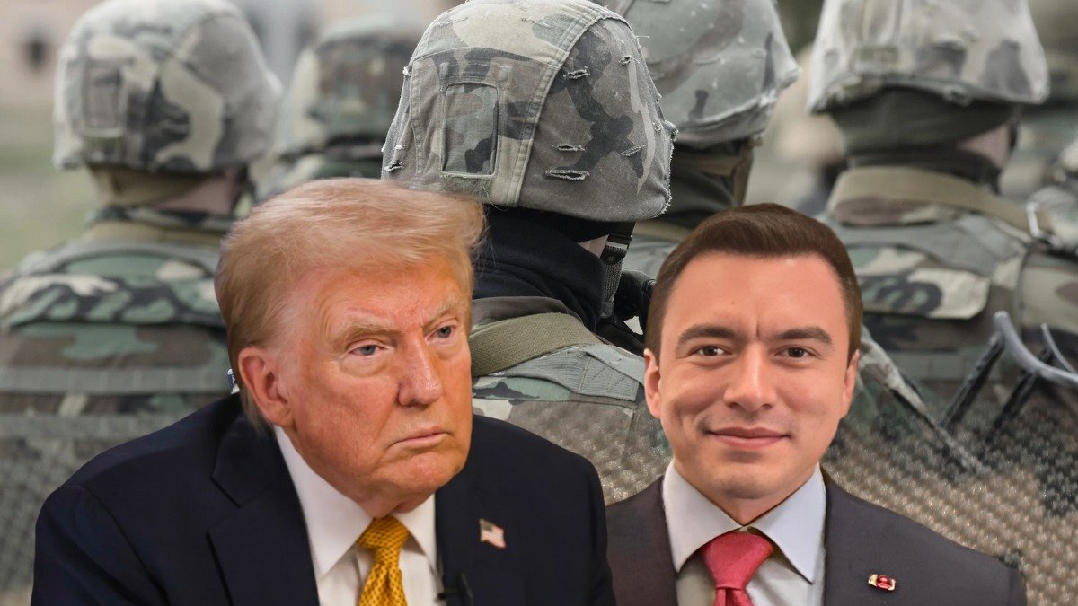 Trump recibió a Noboa en su residencia de Palm Beach, Florida.