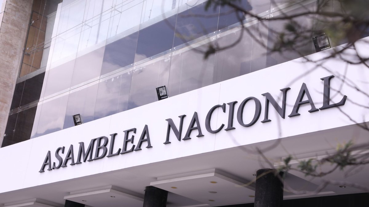 La facha de la Asamblea Nacional, sede del poder Legislativo.