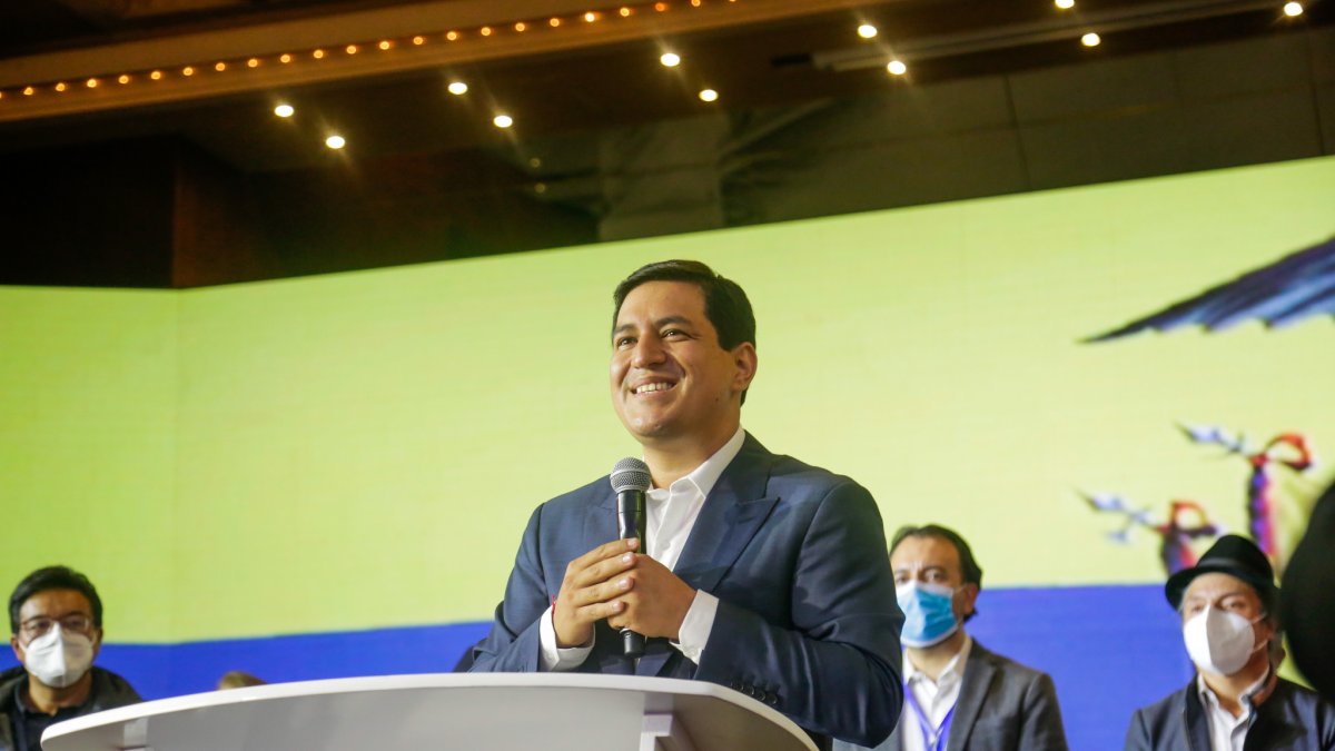 El excandidato presidencial del correísmo, Andrés Arauz.