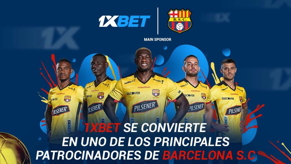 1xBet y Barcelona S.C. sellan una alianza global hasta 2027 para fortalecer el fútbol ecuatoriano.