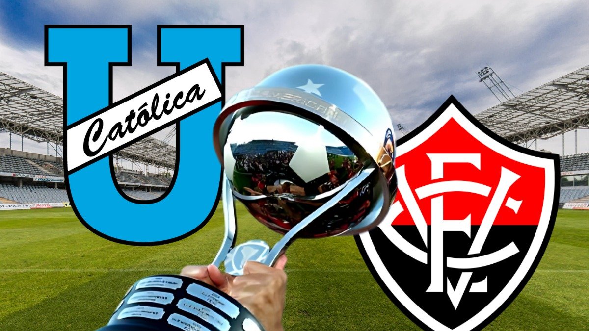 Universidad Católica visita a Vitória en la Copa Sudamericana 2025.