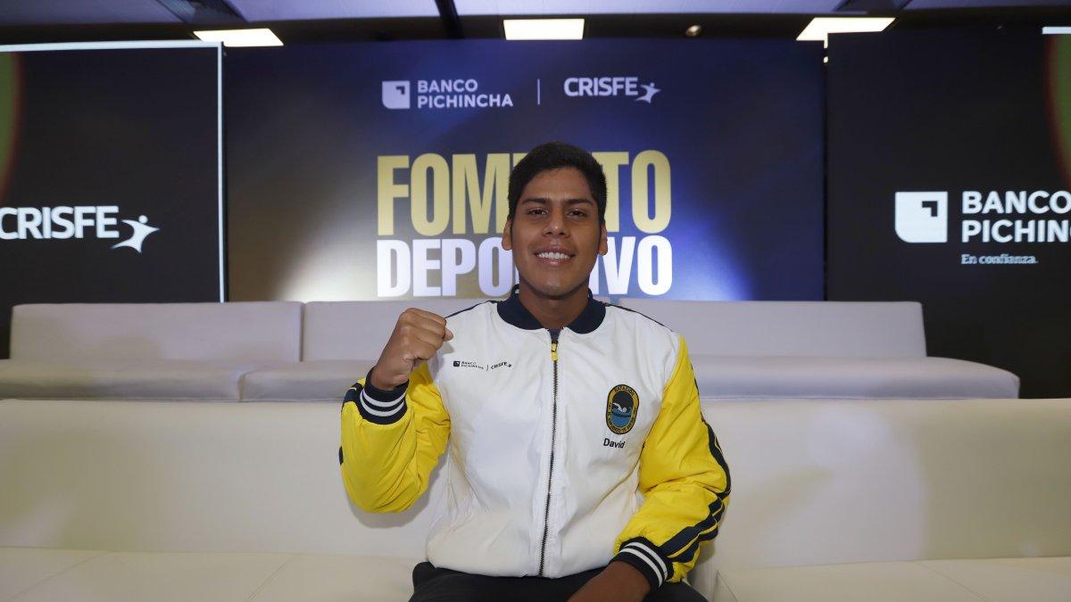 Farinango sumó el año pasado 60 km aproximadamente en nado de aguas abiertas; este año aspira a llegar a los 150 km, de ellos el 90% en el exterior.