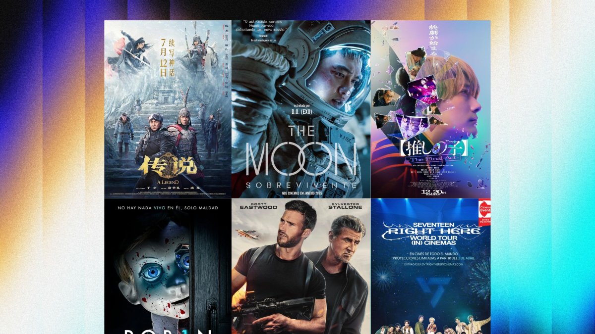 Los seis títulos que llegan a las salas en abril.
