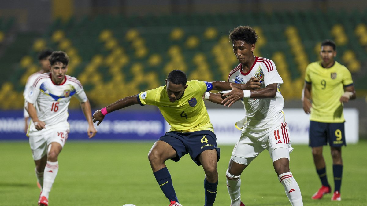 La selección de Ecuador viene de caer 1-0 ante Venezuela en la tercera fecha del Sudamericano sub 17.