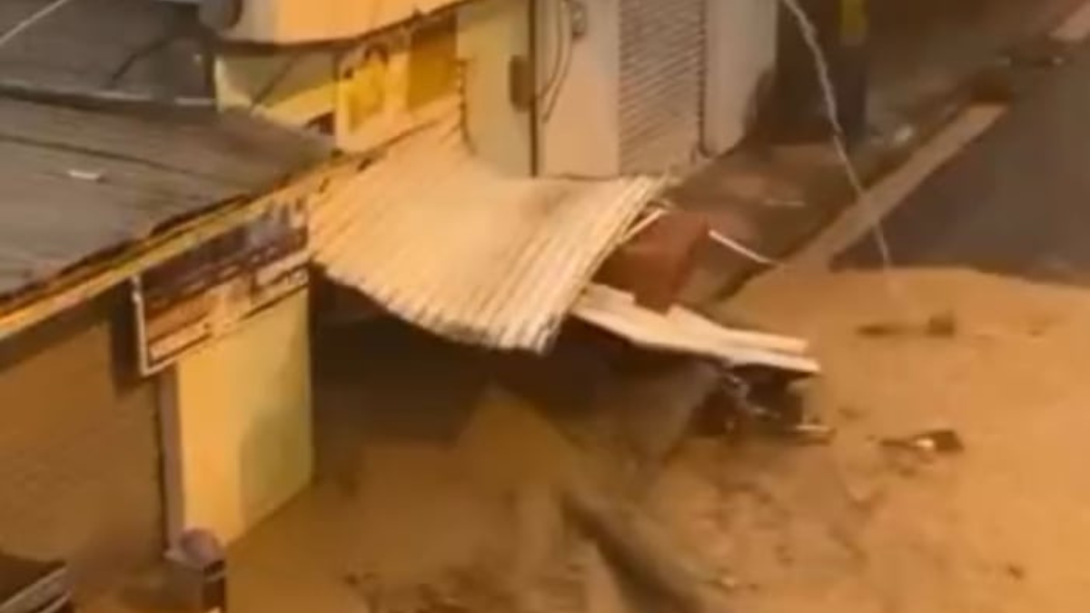 Daños en El Oro por las lluvias.