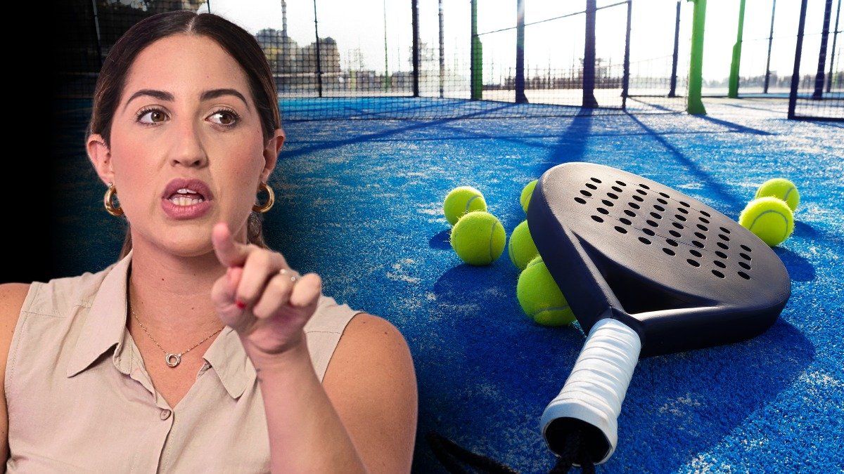 Isabel Tamariz, directora municipal de Ambiente, explicó la situación de las canchas de pádel.