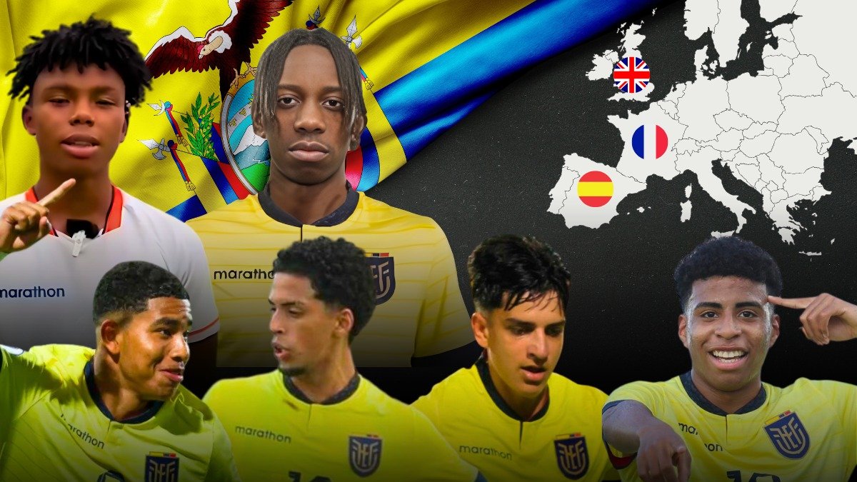 Ecuador sub 17 y sus refuerzos que juegan en Europa.