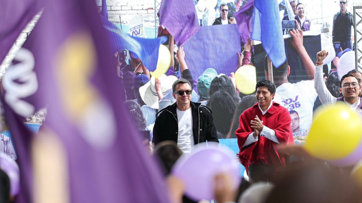 Campaña. El presidente-candidato Daniel Noboa se encuentra haciendo actividades proselitistas en la provincia Tungurahua, sin haber solicitado licencia a la Asamblea Nacional.