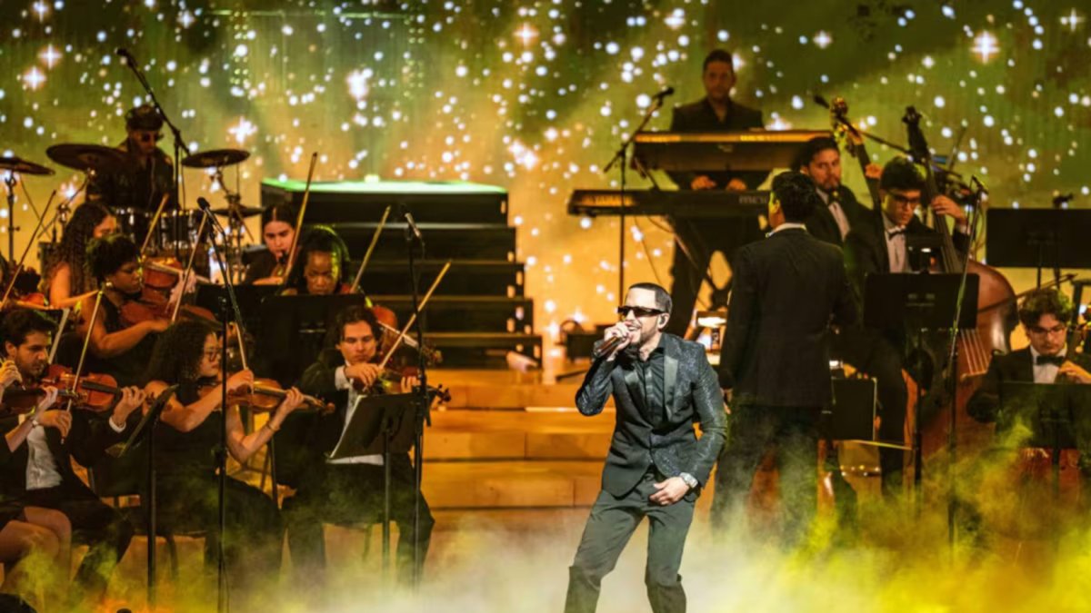 Yandel en su nuevo concierto.