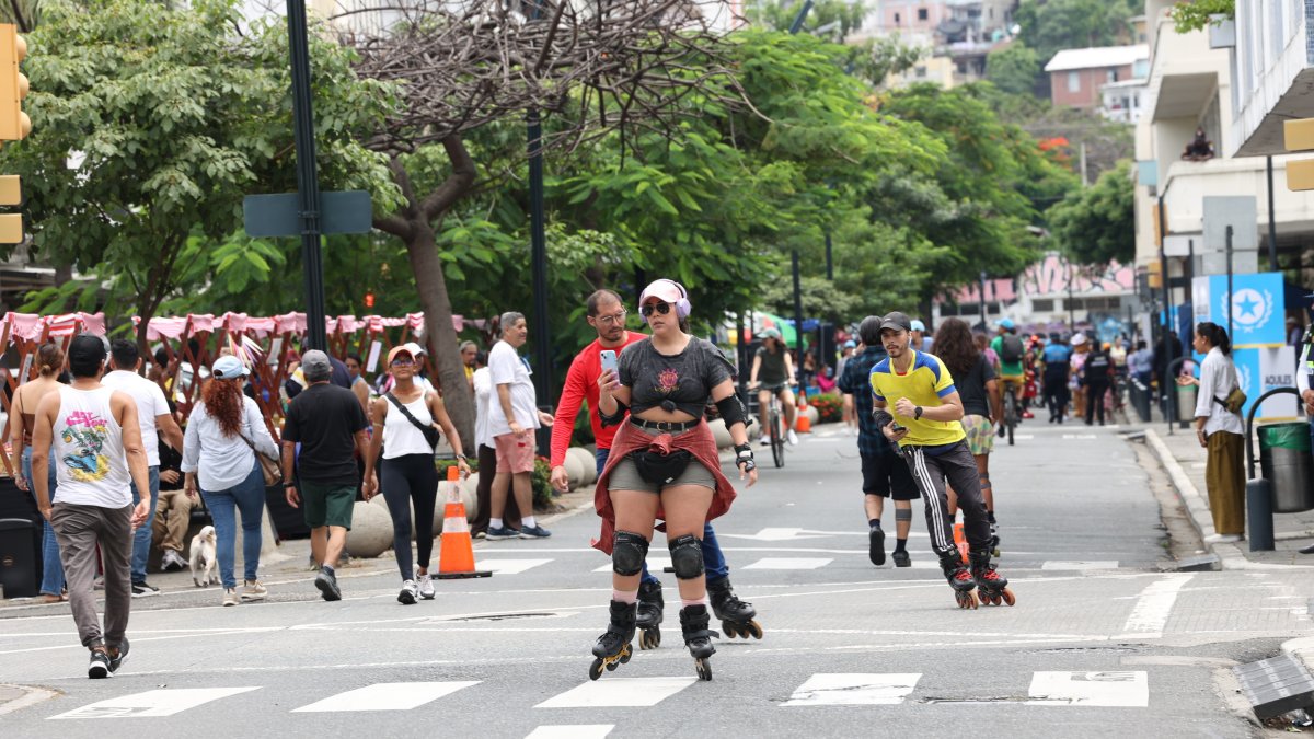 Ruta Centro cumplirá su tercer domingo en calle Panamá. También se peatonalizará avenida Malecón, Pichincha, República de Guayaquil y dos cuadras de la 9 de Octubre.