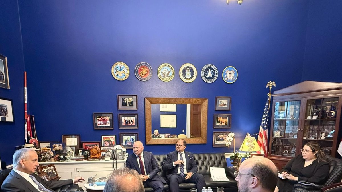 Los ministros se reunieron con un congresista republicano de Estados Unidos.