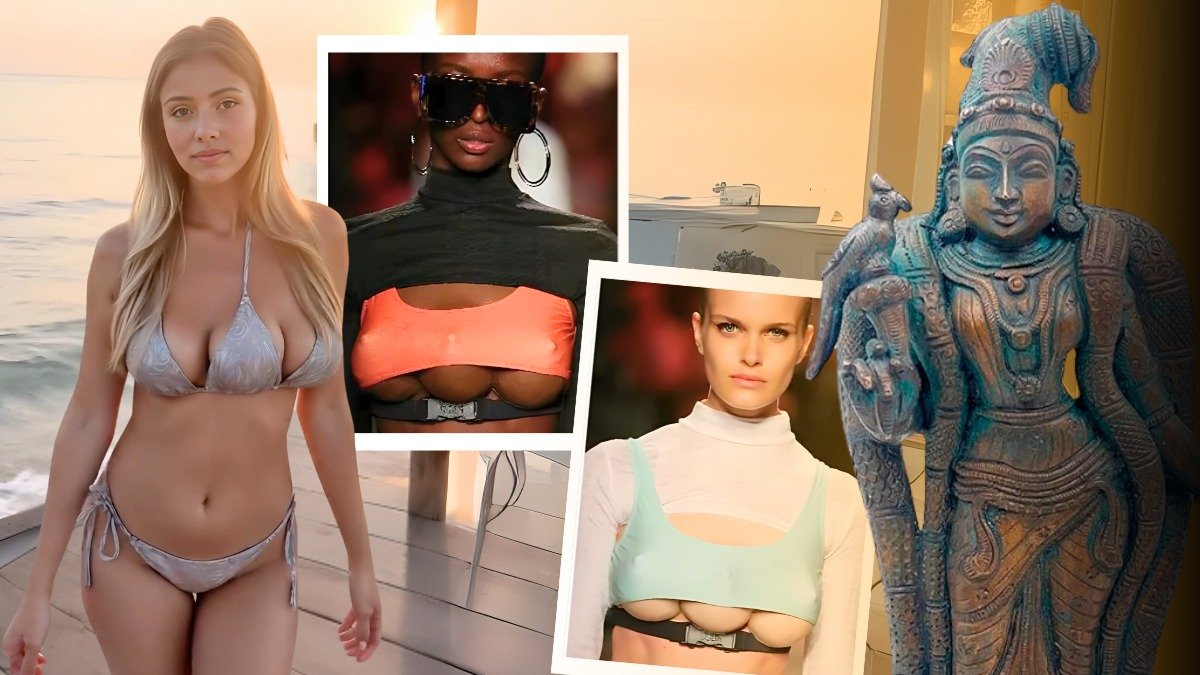 Una modelo con tres senos, generada con IA, no es la primera bajo la idea de esta figura poco común.