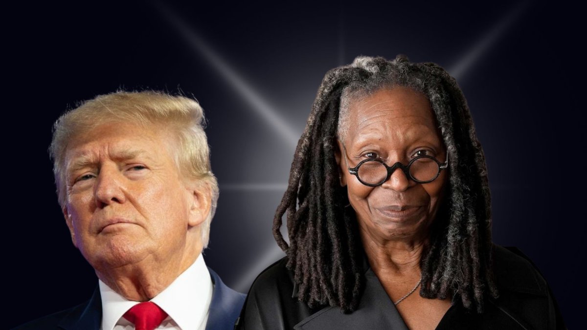 Whoopi Goldberg vs. Donald Trump.