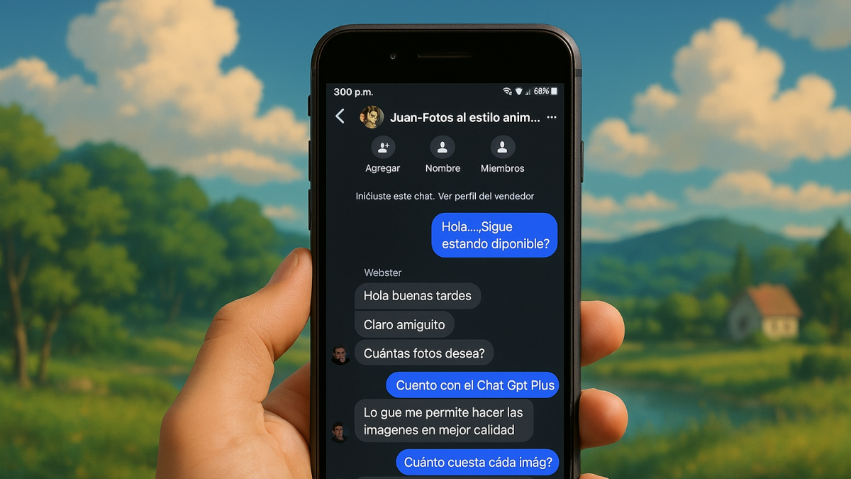Venden imágenes estilo Ghibli por $1 en Marketplace de Facebook usando IA gratuita.