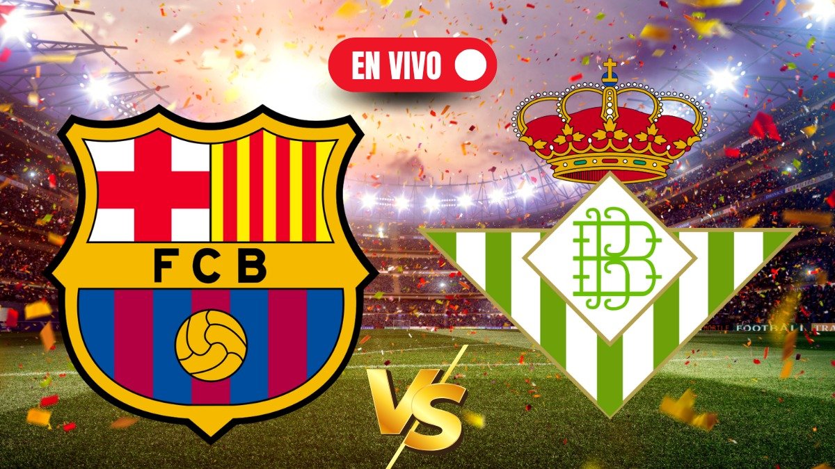FC Barcelona y Real Betis se enfrentan en jornada 30 de la LaLiga española.