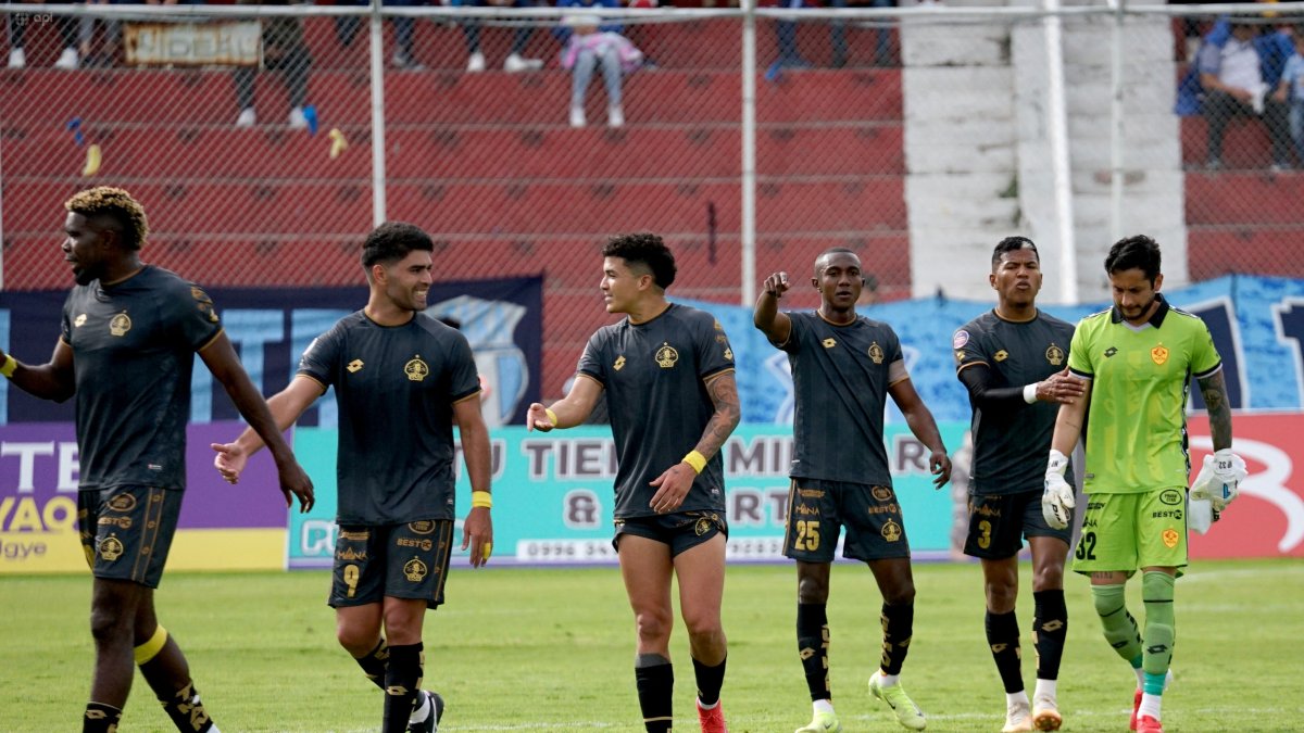 Aucas visita a Delfín en la fecha 7 de la LigaPro 2025.