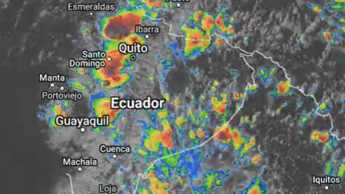 Alerta de lluvias intensas y tormentas eléctricas en Ecuador: las autoridades recomiendan precauciones para evitar accidentes durante el 4 al 7 de abril de 2025.