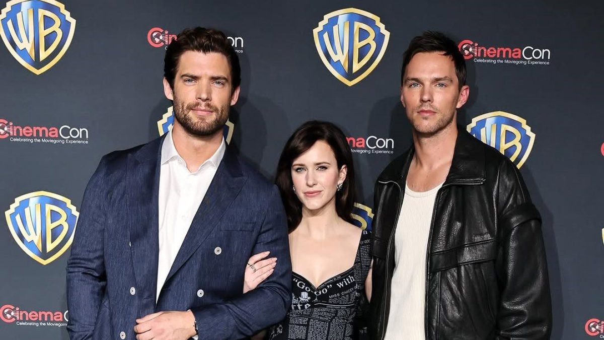 David Corenswet, Rachel Brosnahan y Nicholas Hoult