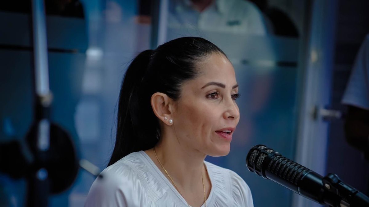 Luisa González es la candidata presidencial de la Revolución Ciudadana.