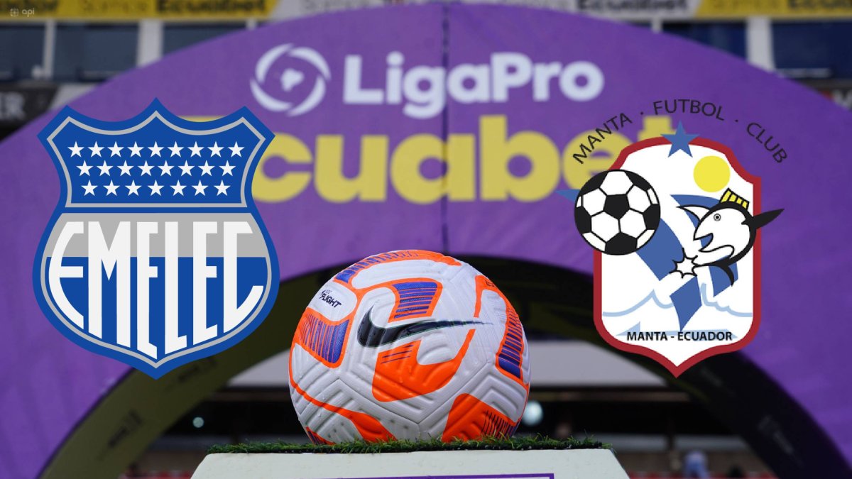 Emelec recibe a Manta por el campeonato nacional.