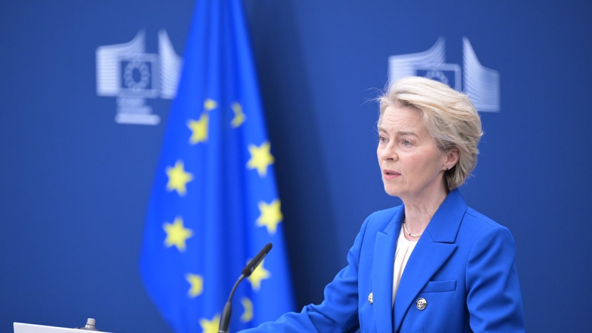 Ursula von der Leyen, presidenta de la Comisión Europea.