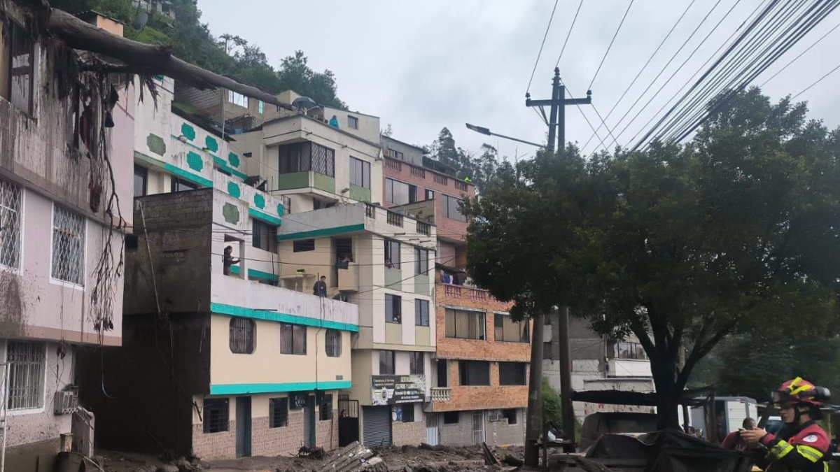 Solo este 6 de abril se produjeron dos deslizamientos de tierra en Guápulo.