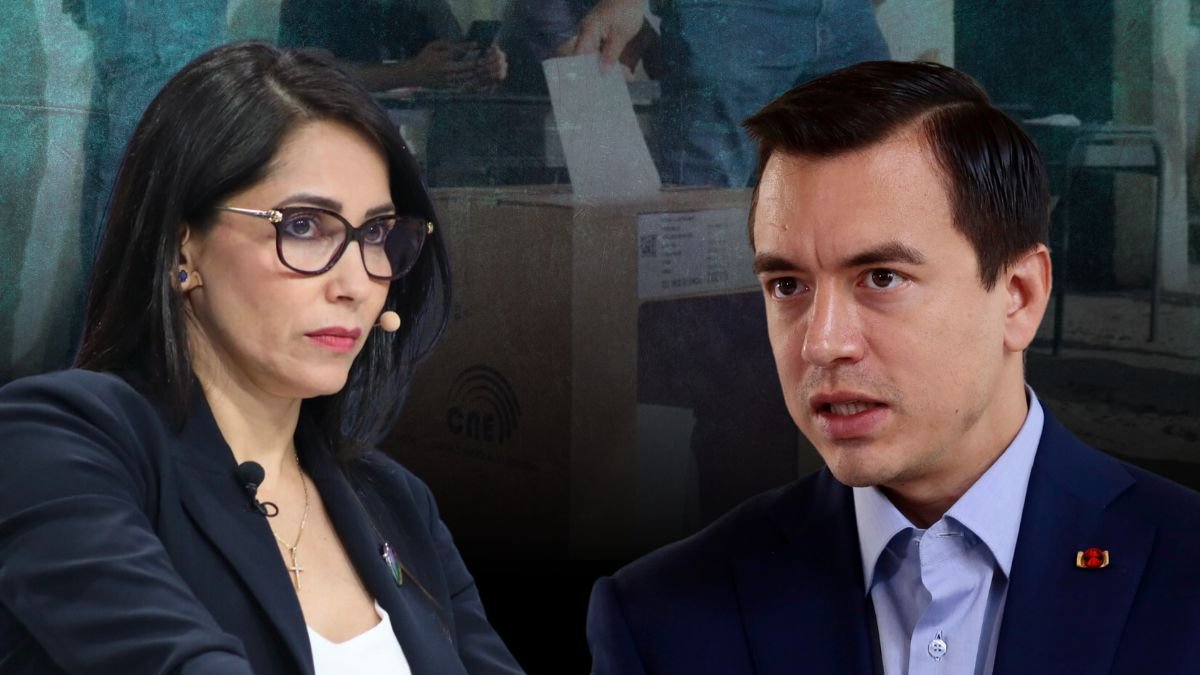 Luisa González y Daniel Noboa compiten por ganar la Presidencia del Ecuador para el período 2025-2029.