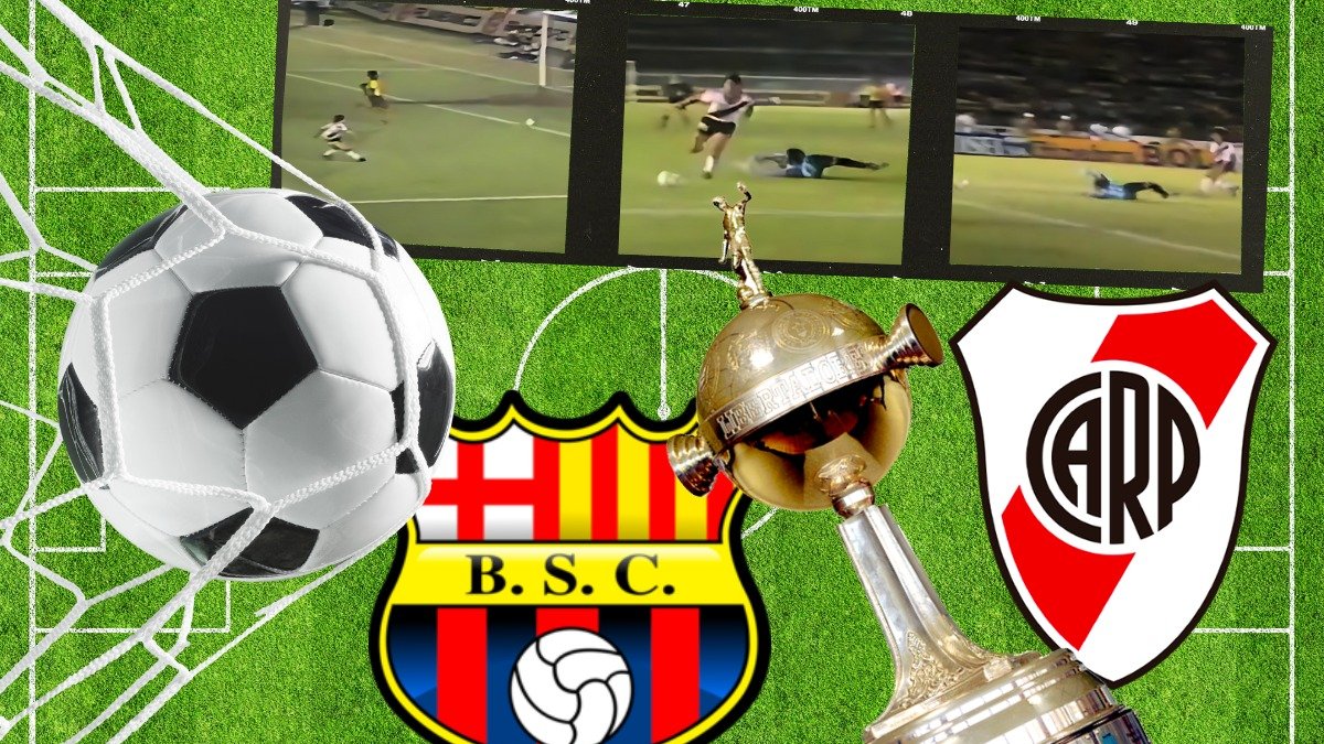 Barcelona cayó goleado ante River Plate las dos veces que lo enfrentó en el grupo A de la Copa Libertadores 1986.