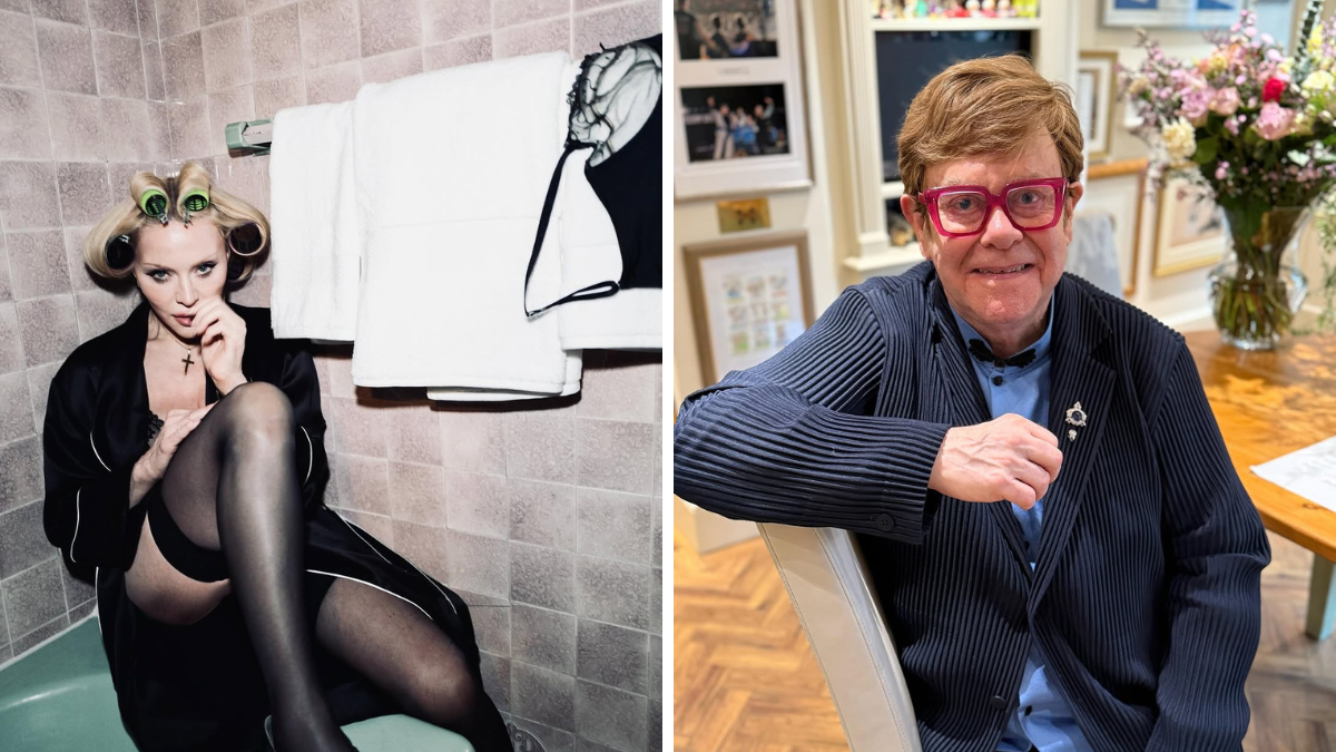 Madonna y Elton John.