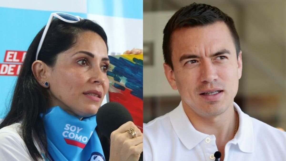 Luisa González y Daniel Noboa se disputan la Presidencia del Ecuador.