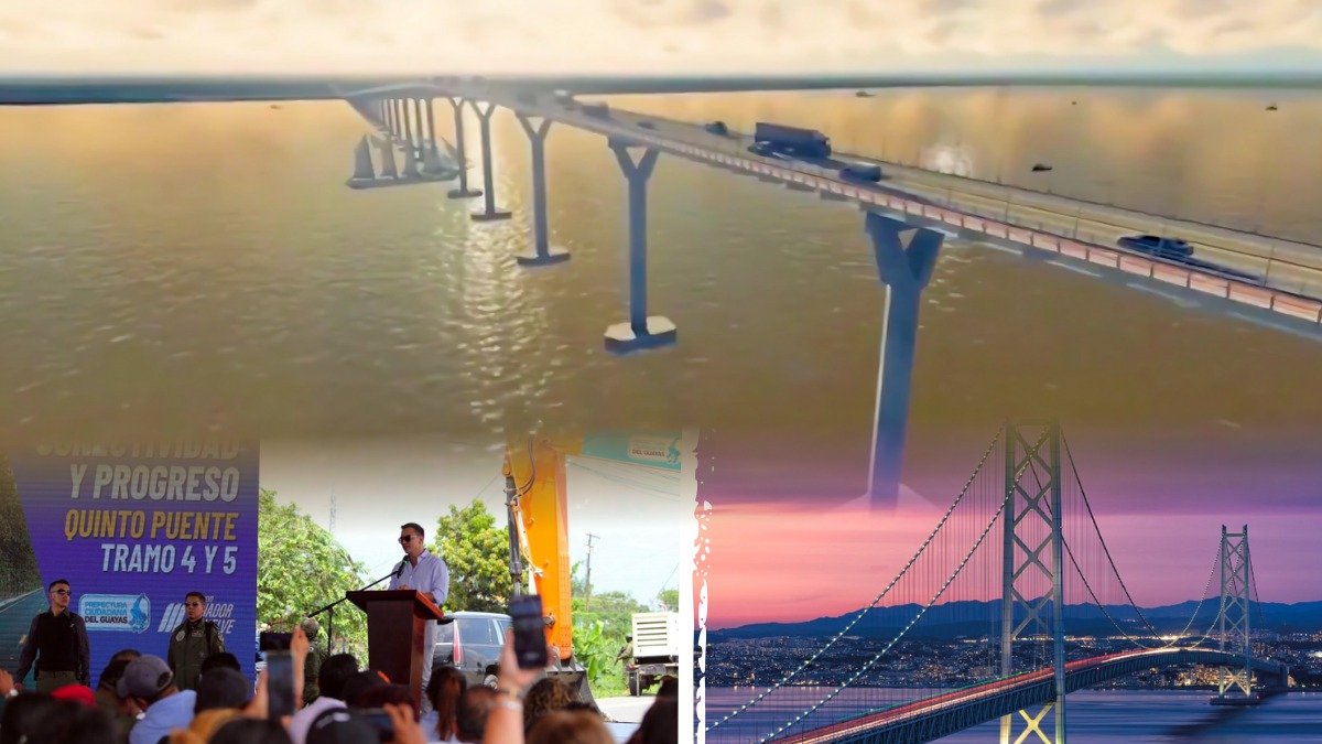 Postura. El ministro Luque detalló a EXPRESO el estado del Quinto Puente.