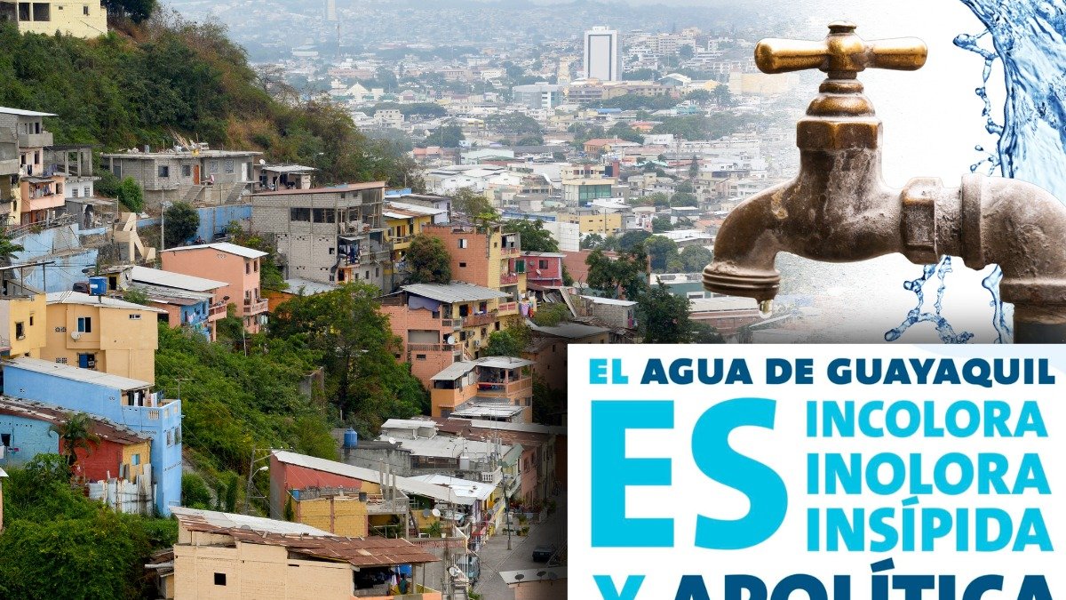 Esta frase está siendo difundida por Interagua y simpatizantes de la administración municipal.