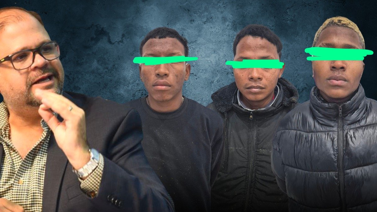 Los tres detenidos, presuntos integrantes de Los Choneros, fueron capturados tras una persecución en el sur de Quito.