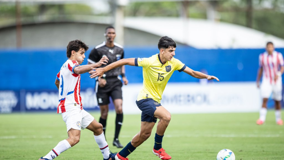 Ecuador igualó 0-0 ante Paraguay, pe cayó 5-4 en penales en el Sudamericano Sub-17