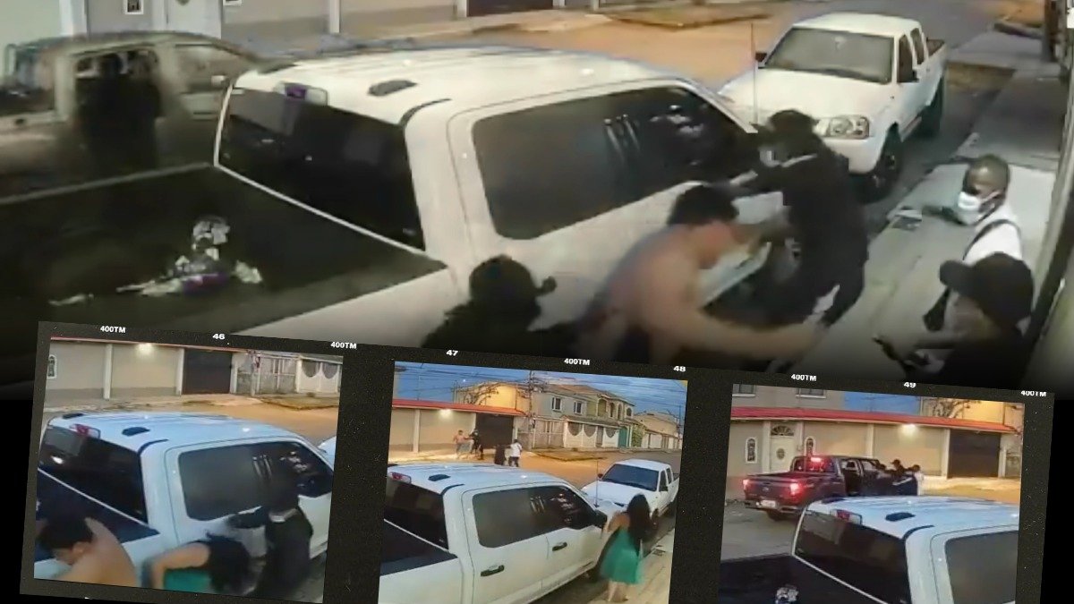 Imágenes del secuestro de un hombre en Samanes 7, en el norte de Guayaquil.