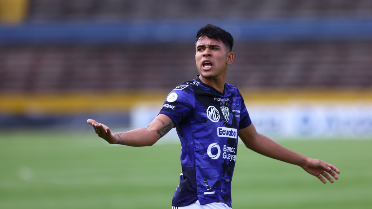 Kendry Páez no ha jugado oficialmente en Independiente del Valle en la temporada 2025