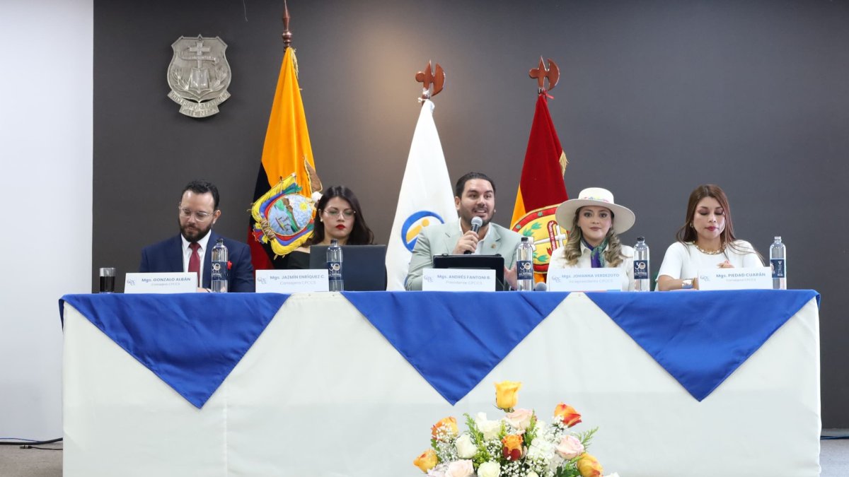 El Pleno del CPCCS es presidido por Andrés Fantoni.