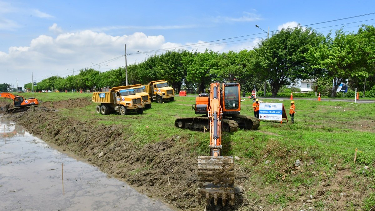 En enero pasado comenzaron los trabajos para construir los tramos 4 y 5 de las vías de acceso al Quinto Puente.