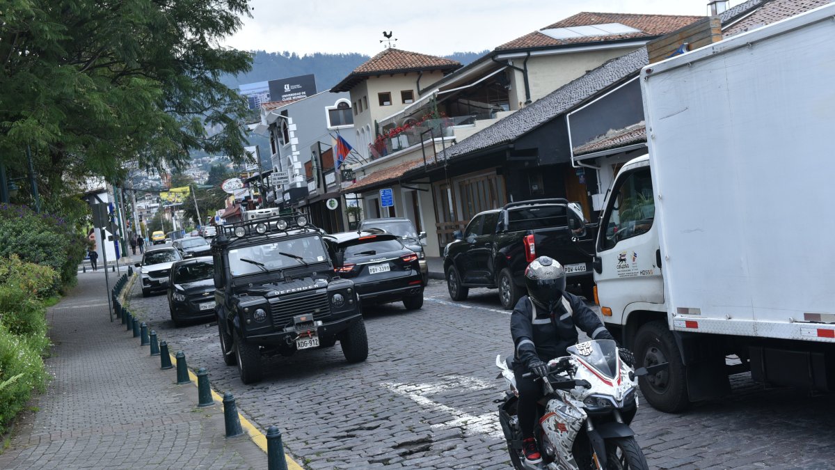 La calle Francisco de Orellana es una de las vías que están por intervenir debido a la carga vehicular.