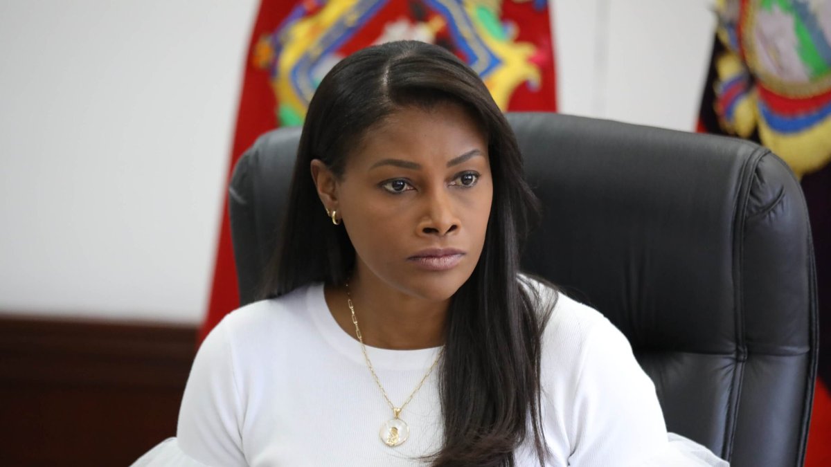 La fiscal general del Estado, Diana Salazar.