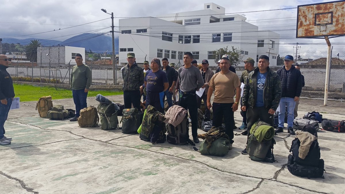 Los reservistas participaran en el proceso electoral en la provincia de Cotopaxi.