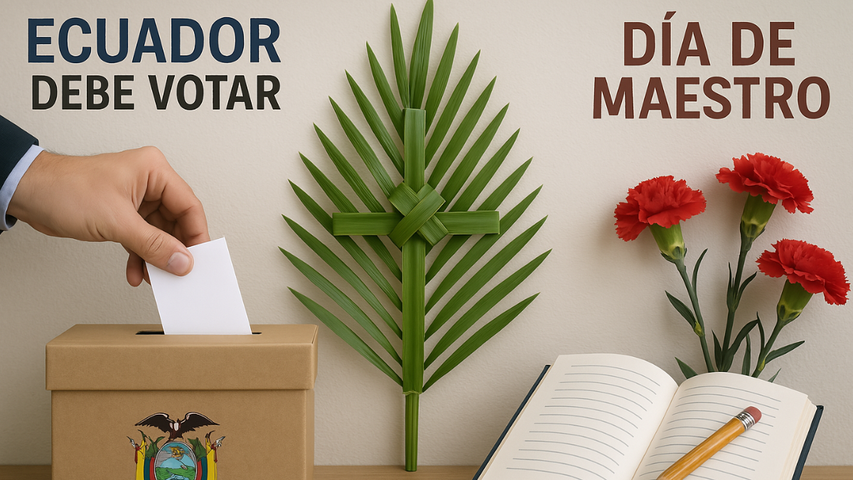 Ecuador tendrá un 13 de abril muy festivo e importante