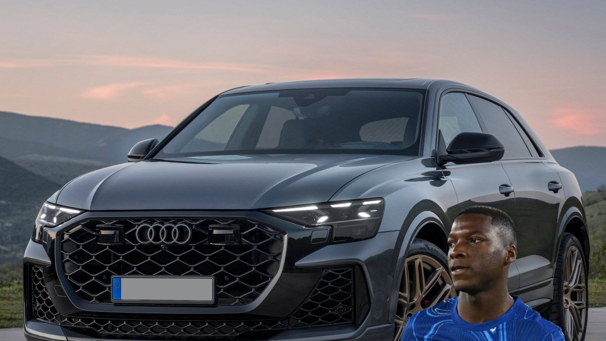 Moisés Caicedo tuvo un problema con el auto que maneja en Inglaterra.