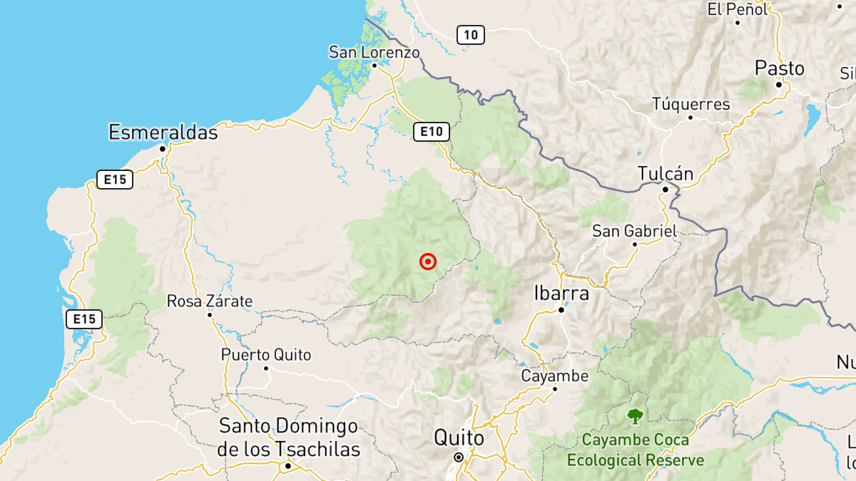 Temblor en Ecuador.