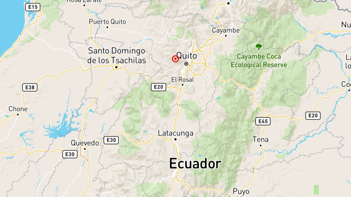 Temblor en Ecuador