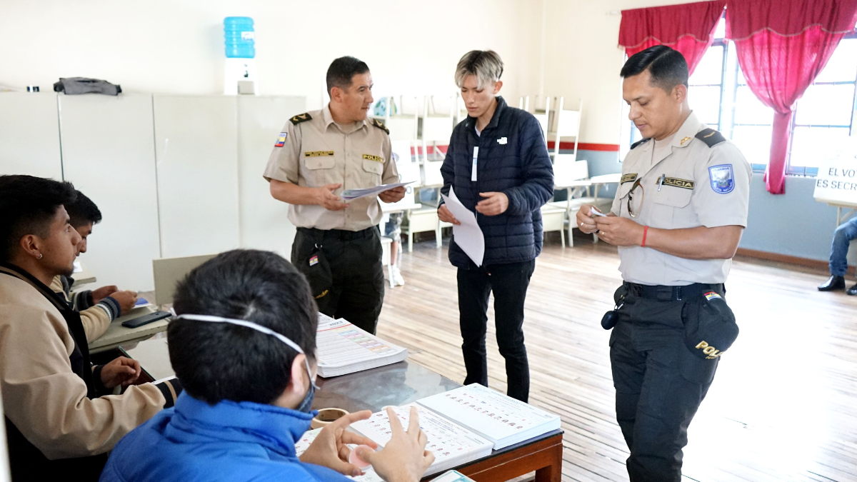 La Policía Nacional realizará varios operativos durante la jornada electoral