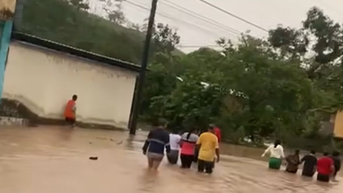 Así acuden los votantes en la parroquia Wilfrido Loor, zona rural del cantón El Carmen