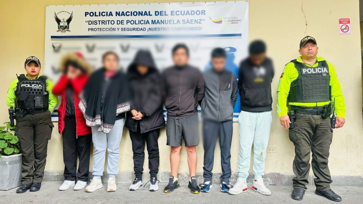 La Policía deutvo a seis integrantes de un grupo delictivo.