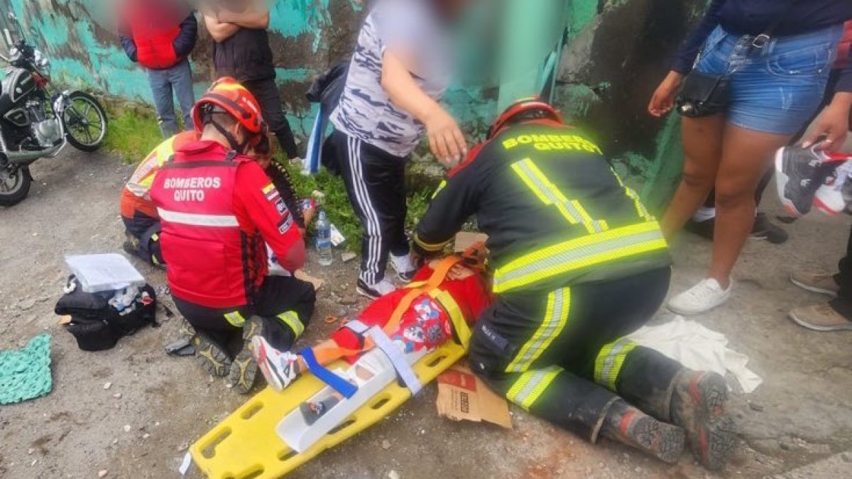 Dos menores de edad resultadon heridos en el siniestro de tránsito.